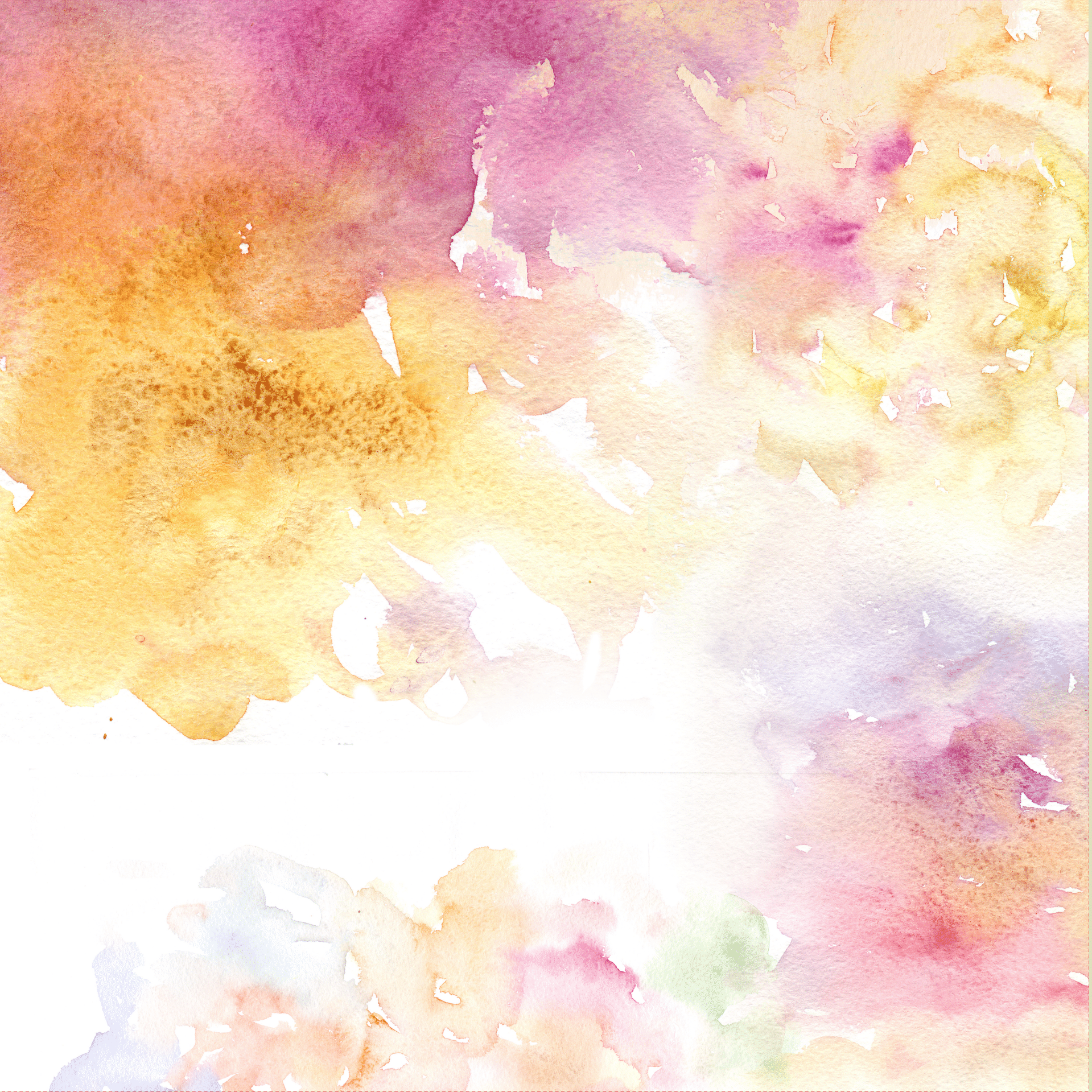 Pink and Yellow Watercolour Backdrop